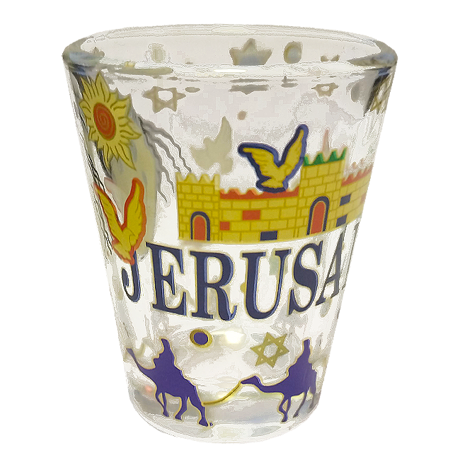 Jerusalem Fun Shot Glass